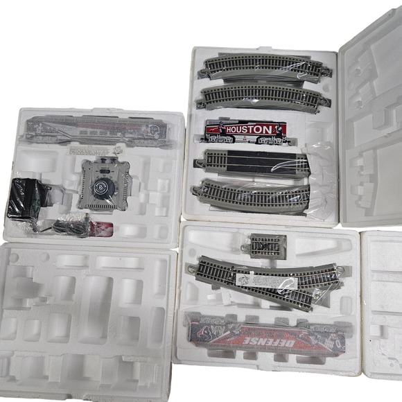 Hawthorne‎ Village Bachmann NFL Houston Texans Express Train Set HO Scale NWB